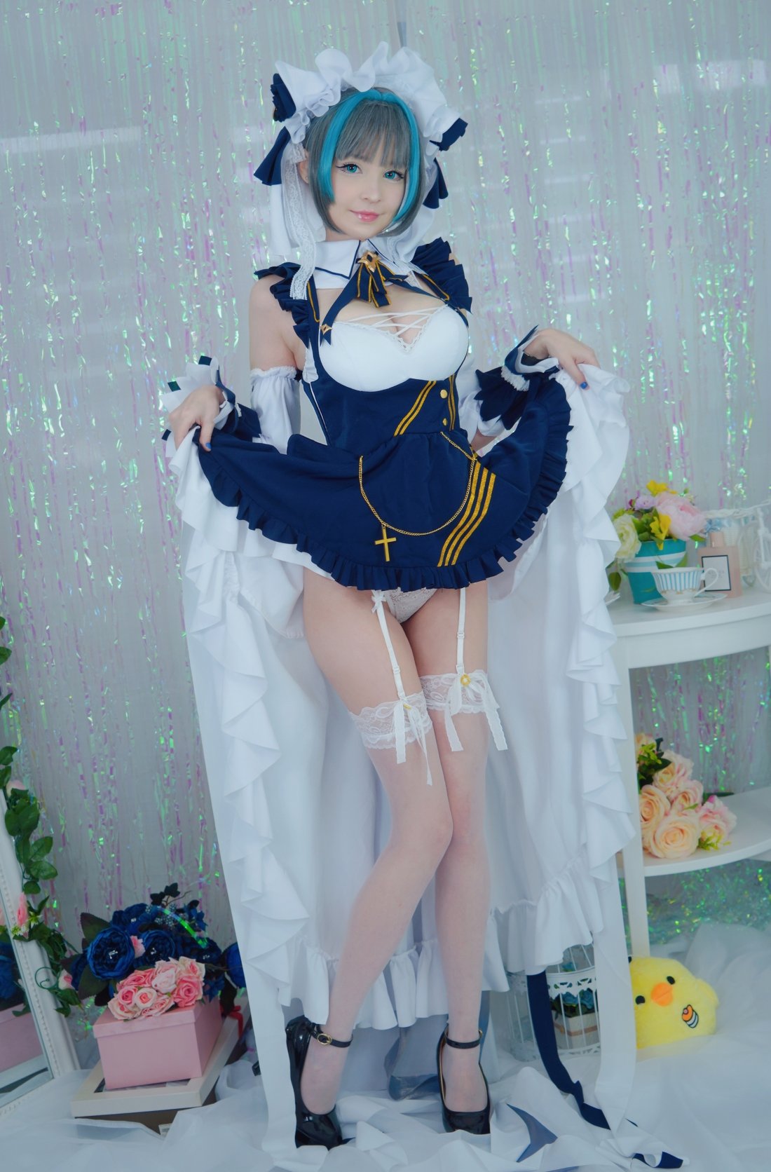 STP17889 最新流出极品巨乳网红美少女嫩妹【碧蓝航线柴郡】三次元cosplay魔法少女销魂.jpg