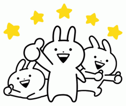 いいぞ うさぎゅーん Sticker - いいぞ うさぎゅーん Usagyuuun - Discover &amp; Share G.gif