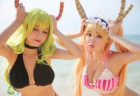 柳侑绮/夏美酱 - 妹抖龙比基尼COSPLAY