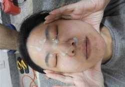 沉迷顏射