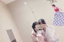 漫展近拍汉服小妹妹漏点