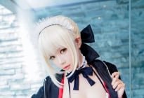 阿尔托利亚Alte 女仆泳装 cosplay