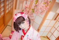 《路人女主的养成方法》加藤惠的樱花和服ver